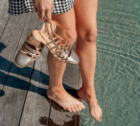 Chaussures élégantes été femme In Corio